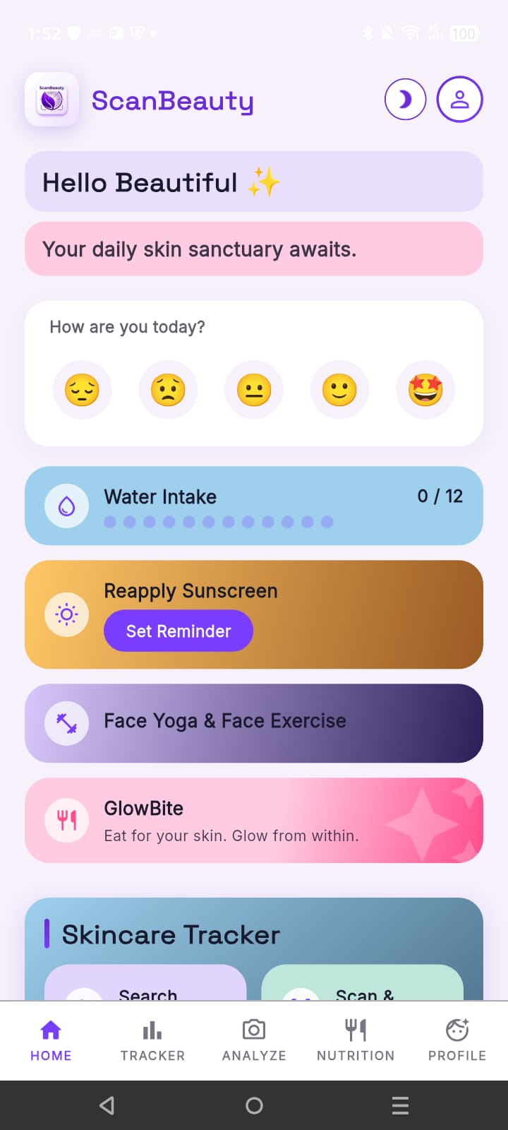 ScanBeauty app preview